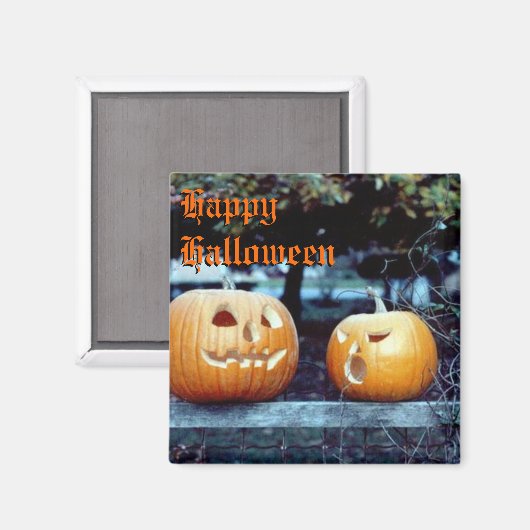 Happy Halloween Magnet Magneet (Voorkant / Achterkant)