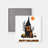 Happy Halloween Magnet Magneet (Voorkant / Achterkant)