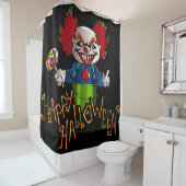 Happy Halloween met Clown Douchegordijn (In situ)