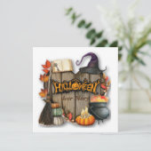 Happy Halloween met naam (Staand voorkant)