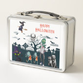Happy Halloween Metal Lunch Box (Devant)