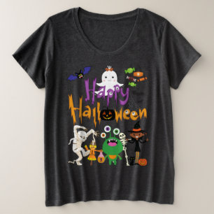 Happy Halloween mignonne et Éffrayant