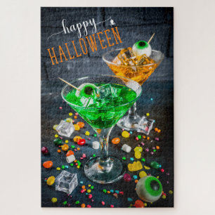 Happy Halloween Modern Cocktail Party Legpuzzel