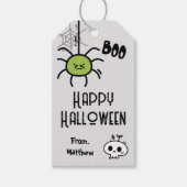 Happy Halloween modern custom cadeau labels Cadeaulabel (Voorkant)