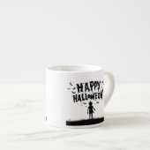 Happy Halloween:Mug with Mysterious Silhouette Espresso Kop (Voorkant rechts)