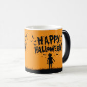 Happy Halloween:Mug with Mysterious Silhouette Magische Mok (Voorkant rechts)