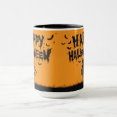 Happy Halloween:Mug with Mysterious Silhouette Mok (Midden)