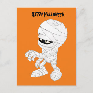 Happy Halloween Mummy Briefkaart