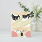 Happy Halloween Mummy Doddle Hand getekend Dank je Briefkaart (Staand voorkant)