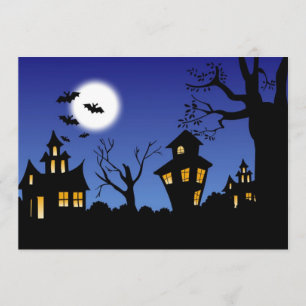Happy Halloween nacht Kaart