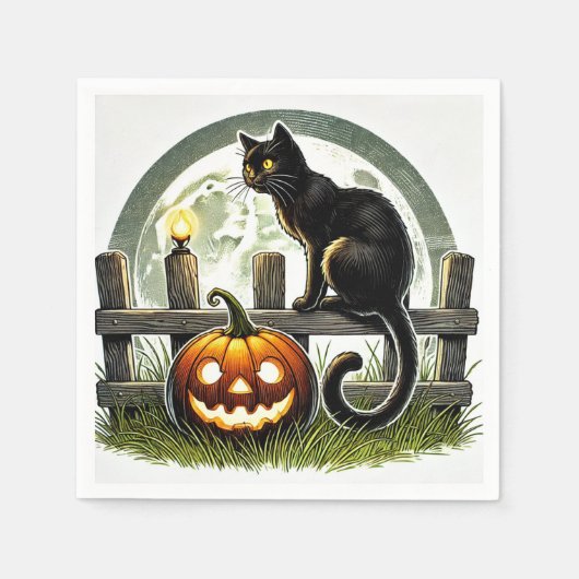 Happy Halloween Napkins Servet (Voorkant)
