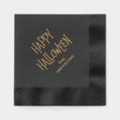 Happy Halloween nom ou texte personnalisé (Recto)