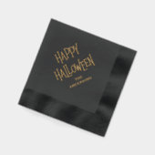 Happy Halloween nom ou texte personnalisé (Gauche)