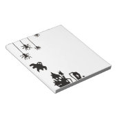 Happy Halloween Notitieblok – Spooky Pumpkin & Bat (Schuin)