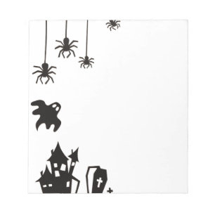 Happy Halloween Notitieblok – Spooky Pumpkin & Bat