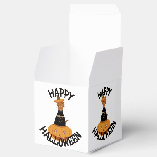 Happy Halloween Oliver. Bedankdoosjes (Geopend)