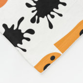 Happy Halloween-ontwerp Fleece Deken (Hoek)