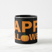Happy Halloween-ontwerp met type Mok (Midden)