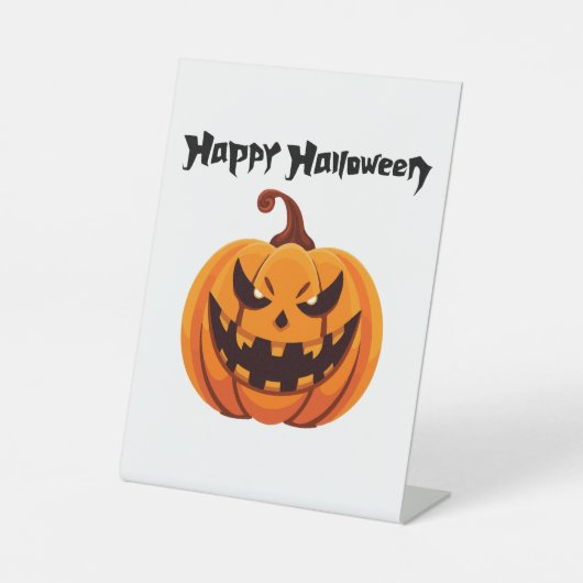 Happy Halloween Panneau sur pied (Recto)