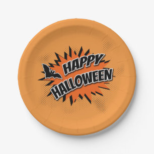 Happy Halloween Papieren Bordje