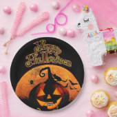 Happy Halloween Papieren Bordje (Feest)