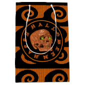 Happy Halloween Parties scintillant Sac cadeau crâ (Devant)