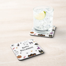 Happy Halloween Party Bier Onderzetter