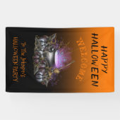 Happy Halloween Party-decor, aangepast Welcom  Spandoek (Horizontaal)