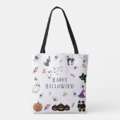 Happy Halloween Party Draagtas (Achterkant)