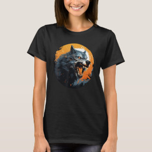 Happy Halloween Party met deze  Weerwolf Co T-shirt