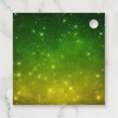 Happy Halloween Party Monsters Green Bedankjes Labels (Achterkant)