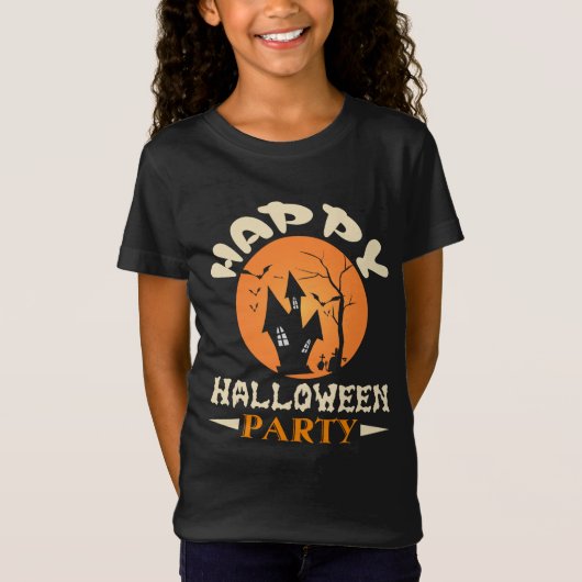 Happy Halloween Party T-shirt (Voorkant)