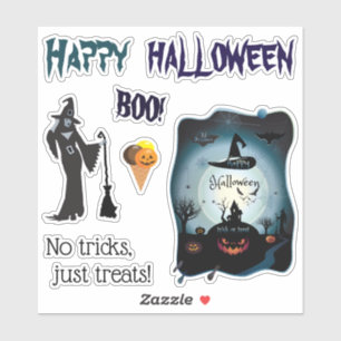 Happy Halloween Party "Trakteer of truc" - Trendy Sticker