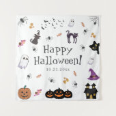Happy Halloween Party Wandkleed (Voorkant)
