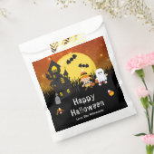 Happy Halloween Party Witch Ghost Sinaasappel Bedankzakje (Gezegeld)
