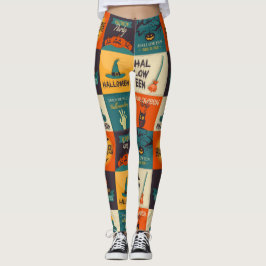 Happy Halloween Pattern Leggings