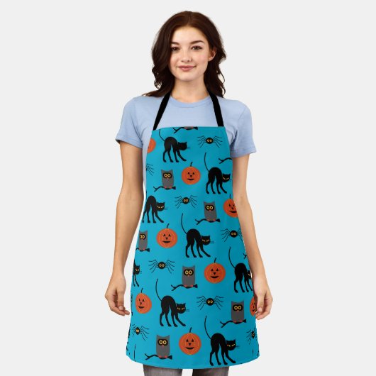 Happy Halloween Pattern Schort (Gedragen)