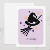 Happy Halloween Pet Confetti Kaart (Voorkant / Achterkant)