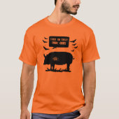 Happy Halloween Pig T-shirt (Voorkant)