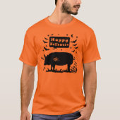 Happy Halloween Pig T-shirt (Voorkant)