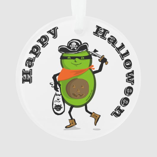Happy Halloween Pirate Avocado (dos)