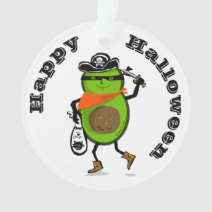 Happy Halloween Pirate Avocado