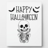 Happy Halloween Plaque de table avec chevalet (Devant)