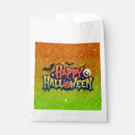 Happy Halloween plezier faux glitter Bedankzakje