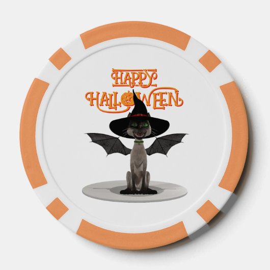 Happy Halloween. Poker Chips (Achterkant)