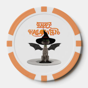 Happy Halloween. Poker Chips