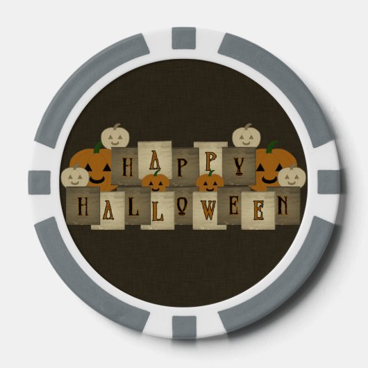 Happy Halloween Pokerchips (Voorkant)