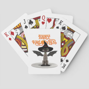 Happy Halloween. Pokerkaarten