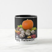 Happy Halloween! Pompoen en Cupcakes Coffee Mok (Midden)