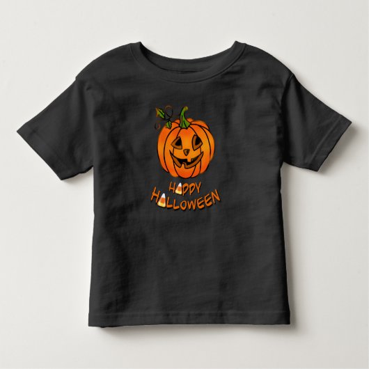Happy Halloween | pompoen | suikermaïs Kinder Shirts (Voorkant)